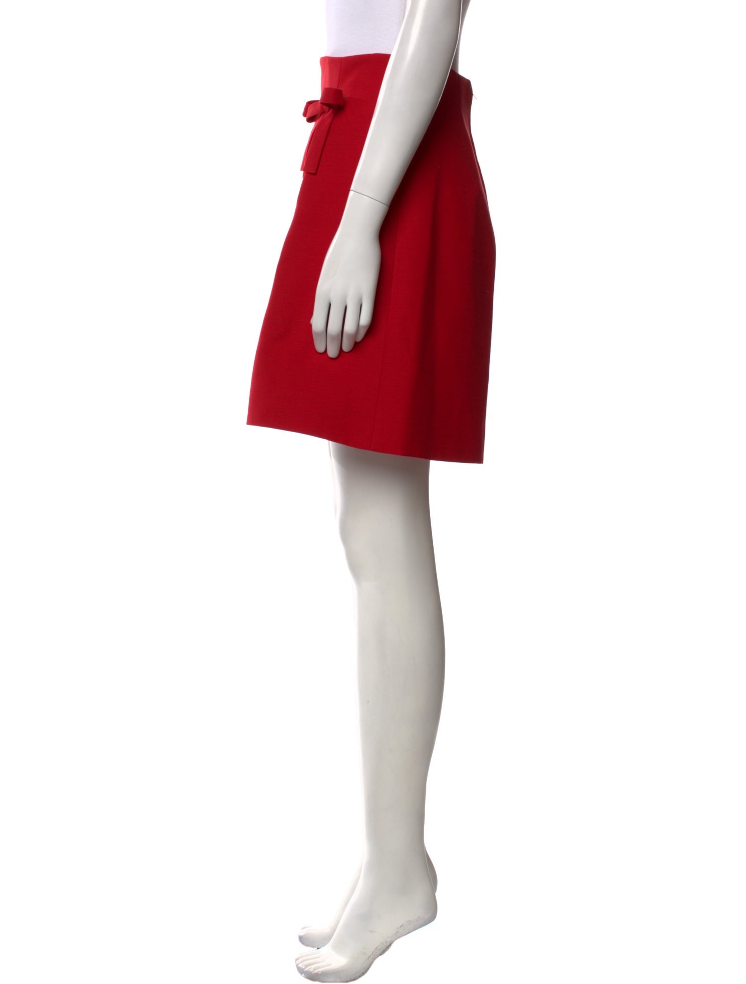 Valentino Virgin Wool Mini Skirt